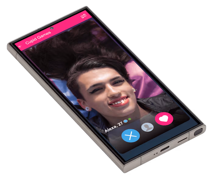 Illustration einer ruhigen Dating-App-Reise von Match zu Gespräch mit Fokus auf Respekt