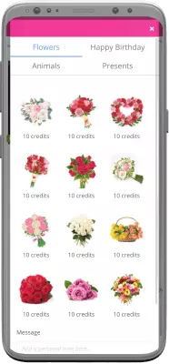 Ejemplo de una pantalla de función dentro de la app para hablar de quedarse en la plataforma y evitar presiones de pago