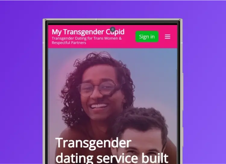 Create a profile on MyTransgenderCupid for trans dating