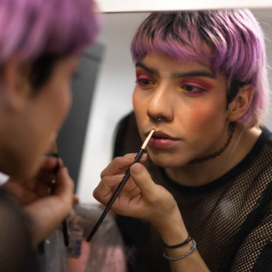 trans-woman makeup